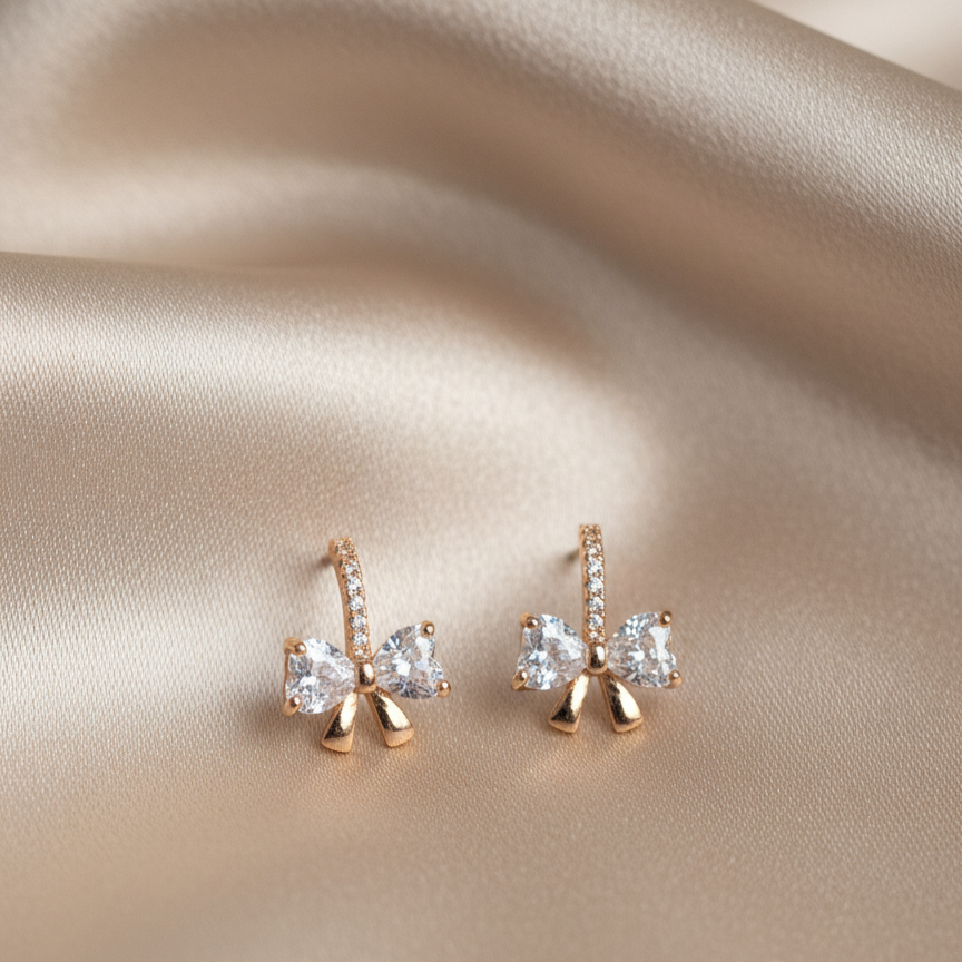 Dainty Bow Earrings