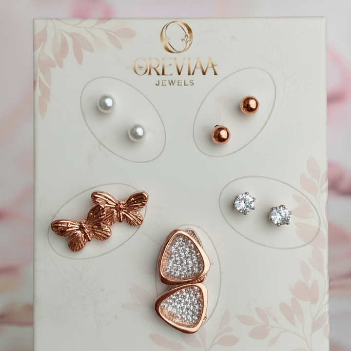 Butterfly Glam Stud Set