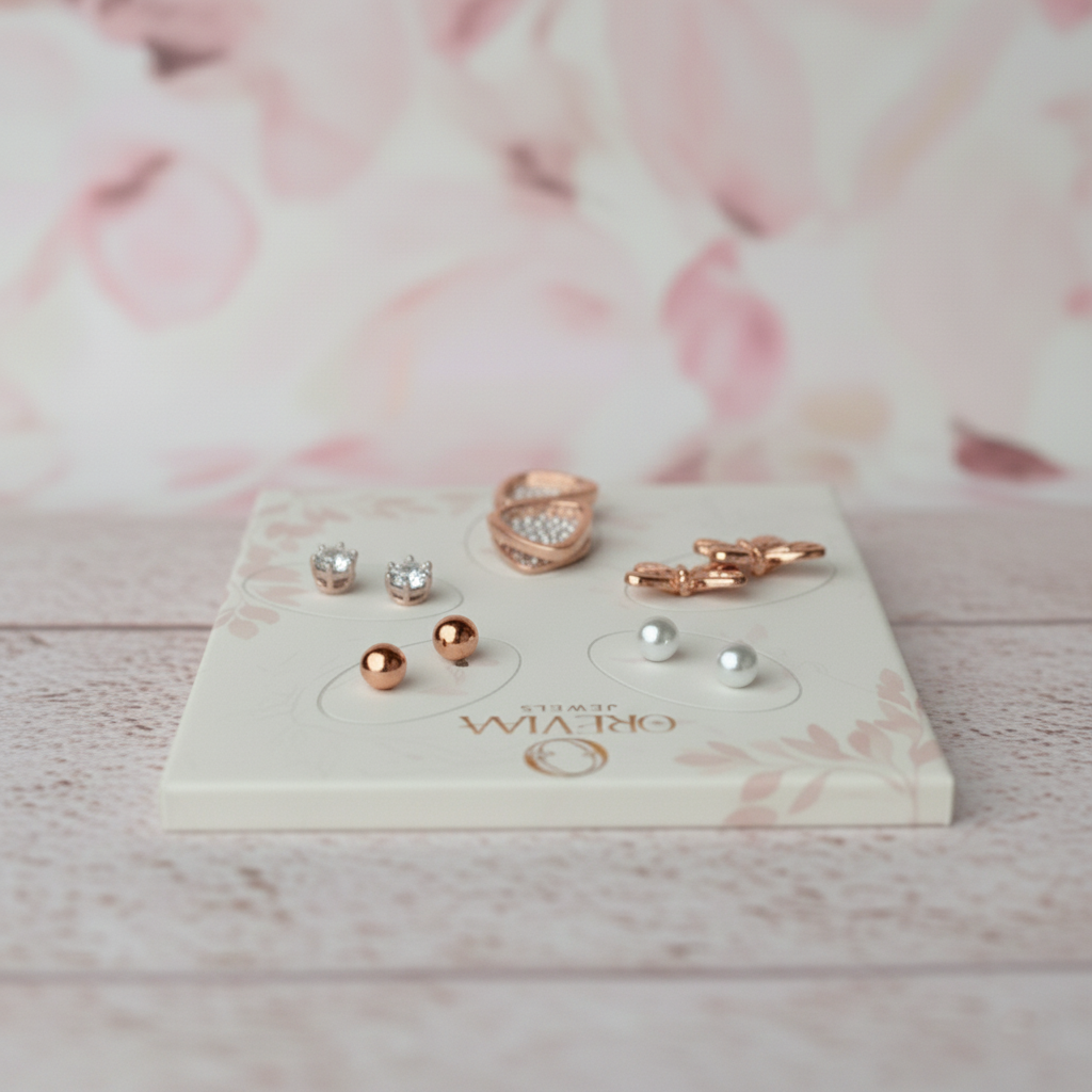 Butterfly Glam Stud Set