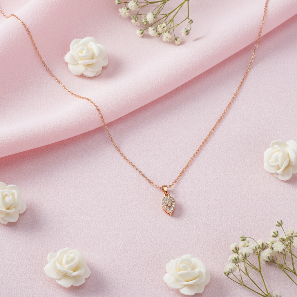 Teardrop Sparkle Necklace