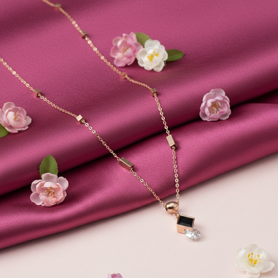 Monochrome Charm Necklace